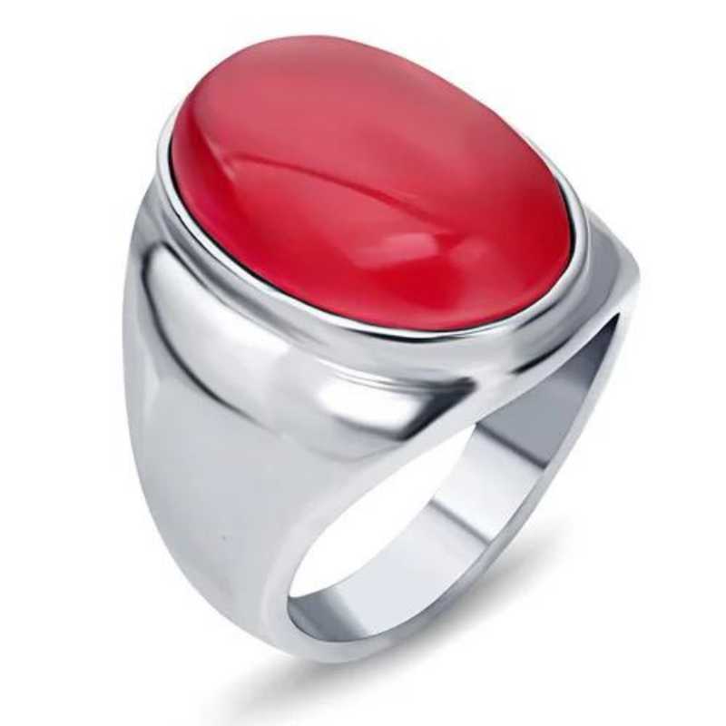 Bague-Acier-Homme-Elegance-Acier