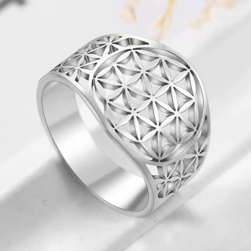 Bague-Acier-Inoxydable-Femme-Chic-Metallique