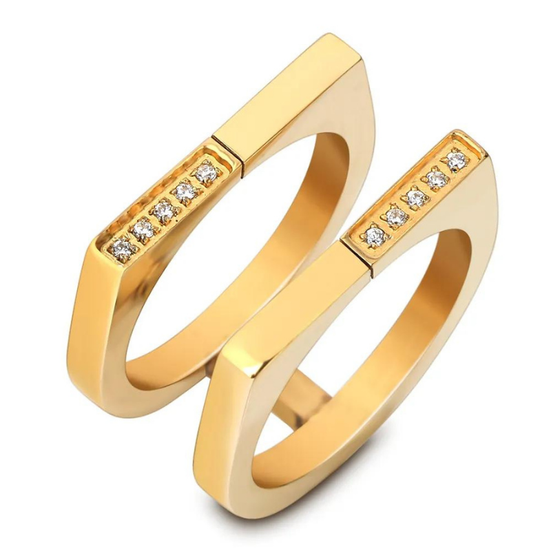 Bague-Acier-Inoxydable-Femme-Tendance-Acier