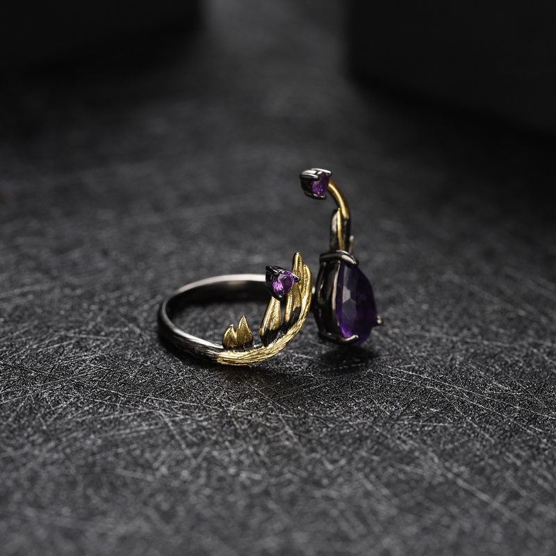 Bague-Amethyste-Brillant-Precieux