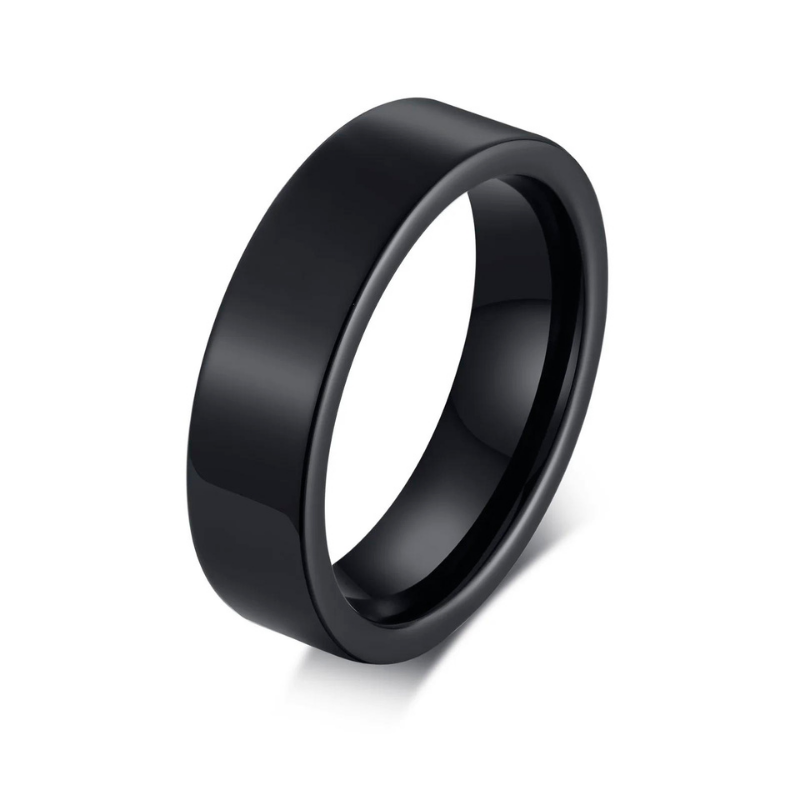 Bague-Ceramique-Noire-Homme-Style-Elegant