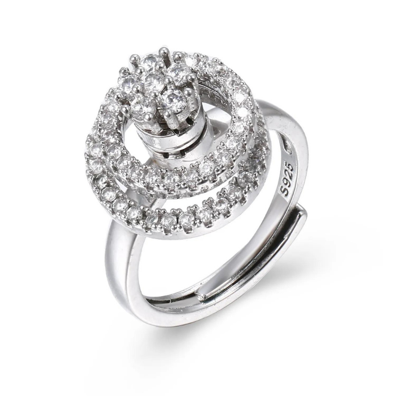 Bague-Femme-Ajustable-en-Argent