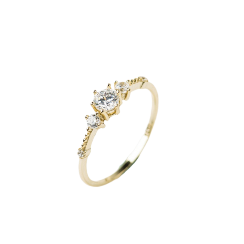 Bague-Femme-Or-Jaune-Pierres-de-Zircon