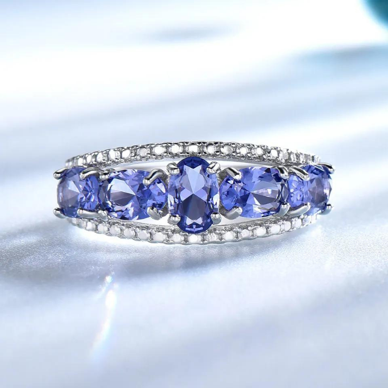 Bague-Fiancaille-Saphir-Bague-Bleue