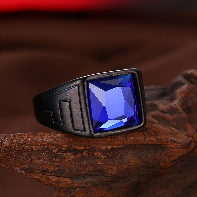 Bague-Homme-Noire-Style-Noir