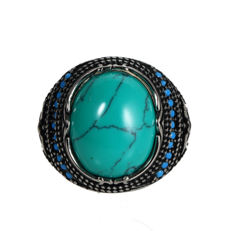 Bague-Homme-Turquoise-Elegance-Authentique