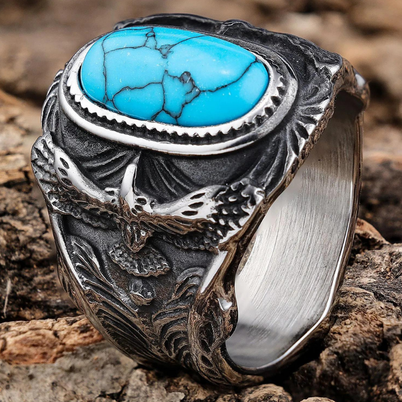 Bague-Homme-Turquoise-Elegance-Naturelle