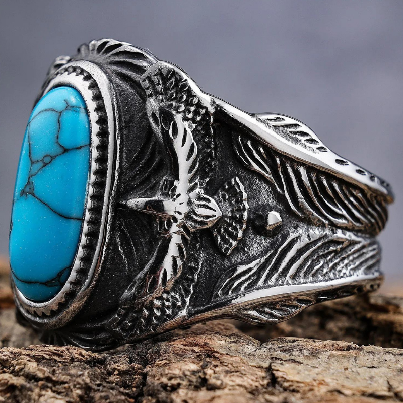 Bague-Homme-Turquoise-Elegance-Naturelle