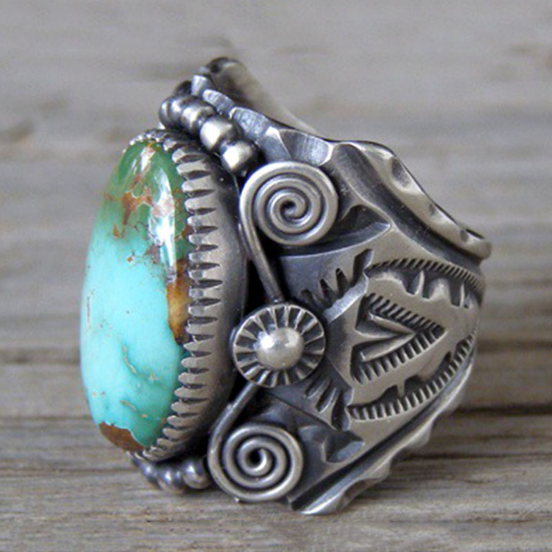 Bague-Homme-Turquoise-Splendeur-Moderne