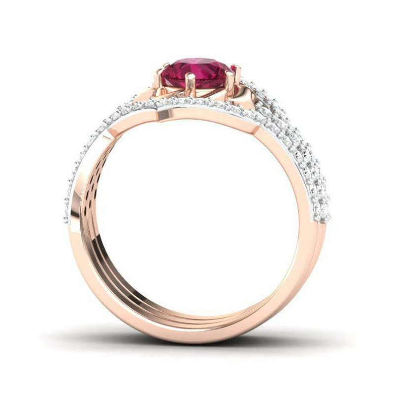 Bague-de-Fiancaille-Or-Rose-Elegance-Scintillante