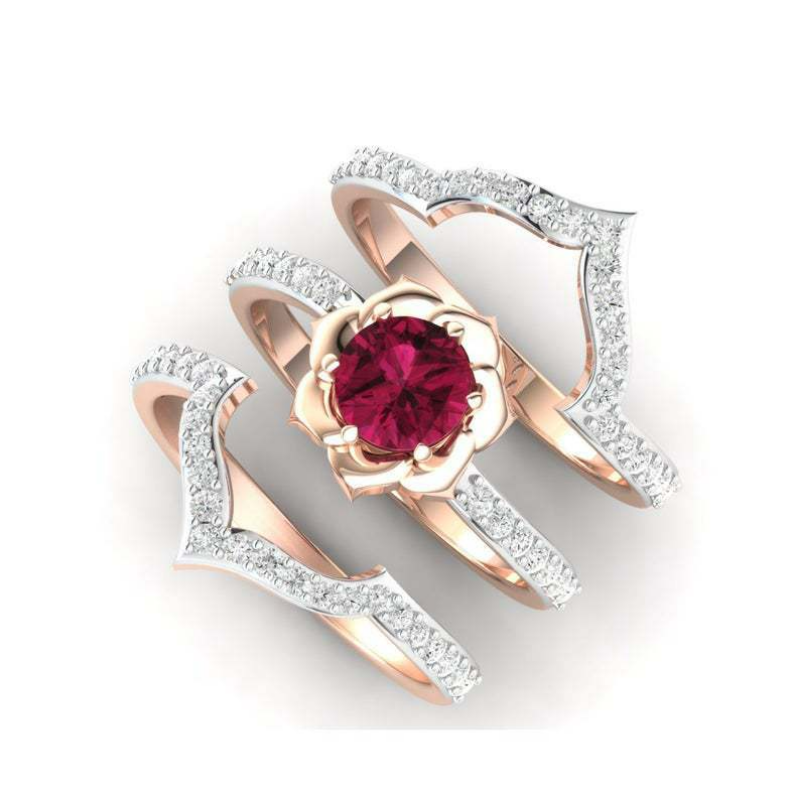 Bague-de-Fiancaille-Or-Rose-Elegance-Scintillante