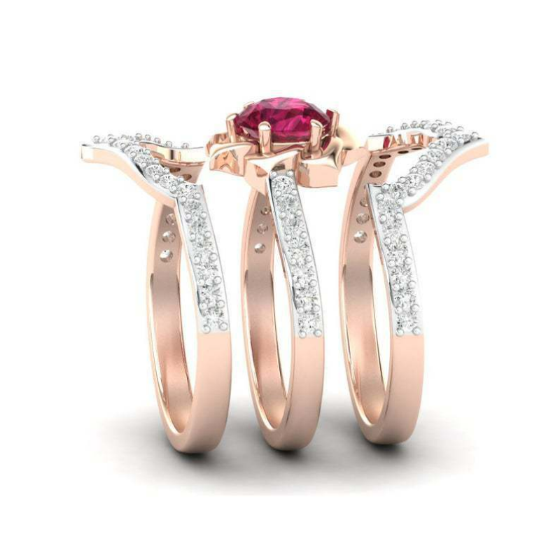 Bague-de-Fiancaille-Or-Rose-Elegance-Scintillante