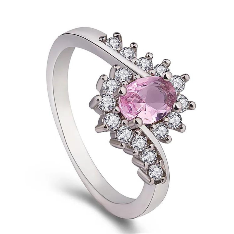 Bague-de-Luxe-Rose-pour-Femme