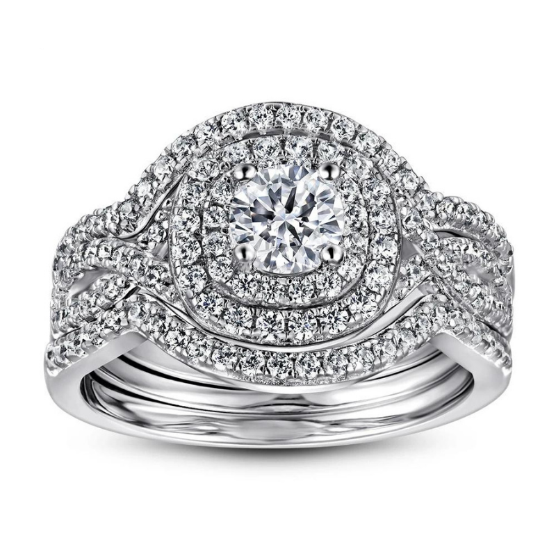 Bague-en-Argent-pour-Femme-Mariage-de-Luxe