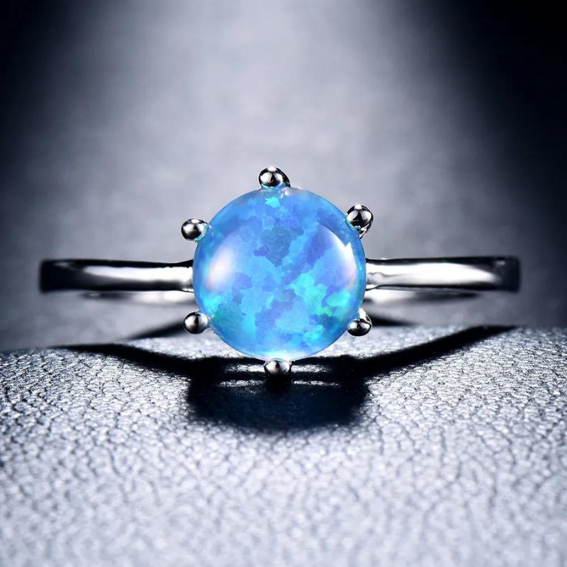 Bague-pour-Femme-en-Opale-Bleue