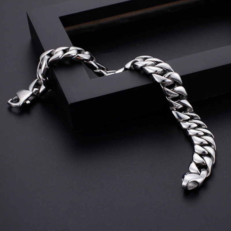 Bracelet-Homme-Argent-Eblouissant