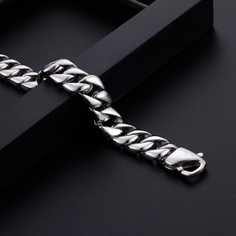 Bracelet-Homme-Argent-Eblouissant