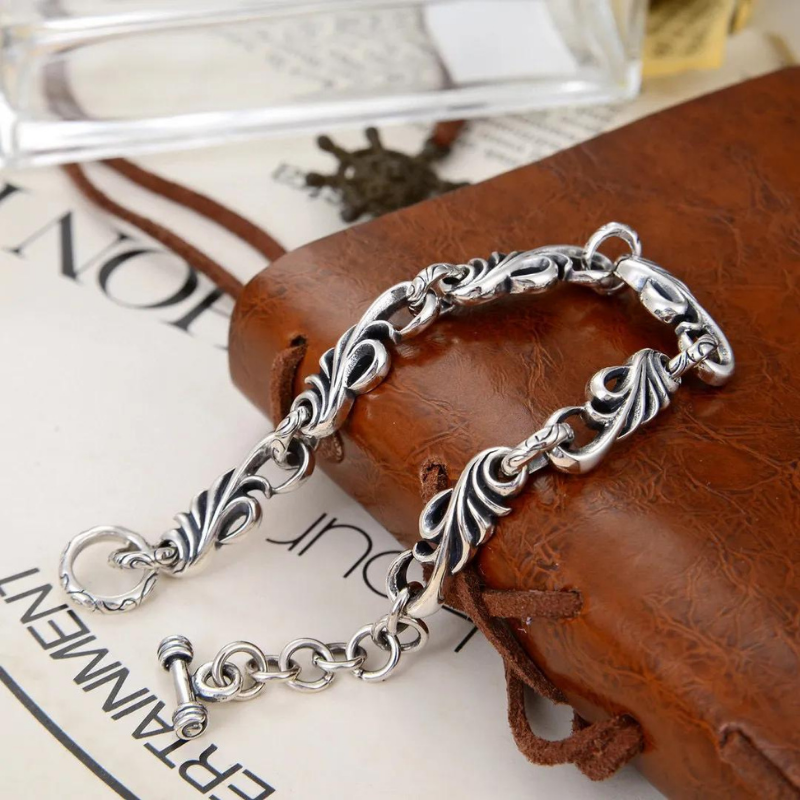 Bracelet-Homme-Argent-Raffine