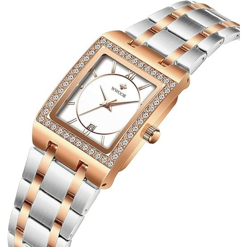 Montre-Femme-Carre-Elegante