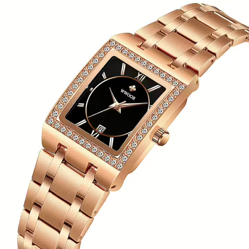 Montre-Femme-Carre-Moderne